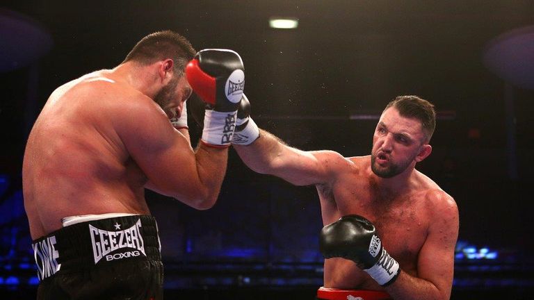 Hughie Fury stopped Sam Sexton in the fifth round with a right hook
