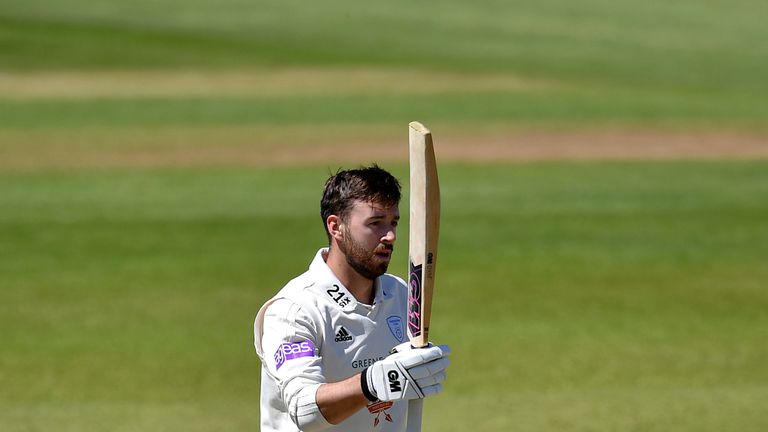 James Vince struck unbeaten 201 for Hampshire ahead of the England Test squad announcement on Tuesday