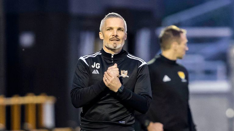 Alloa manager Jim Goodwin has turned down chance to speak to St Mirren