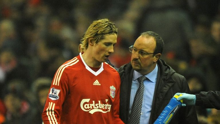Fernando Torres scored 72 goals in 116 games for Liverpool under Rafa Benitez