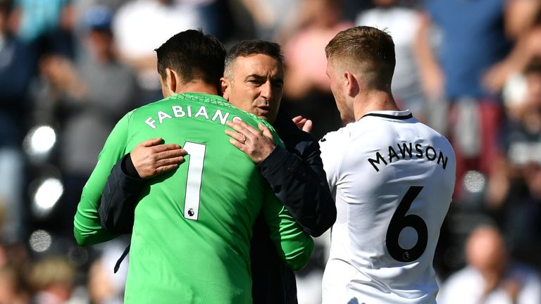 Swansea were relegated to the Championship after losing their last five games of the season