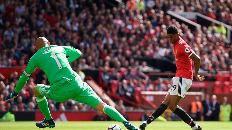 Marcus Rashford scored the game's only goal