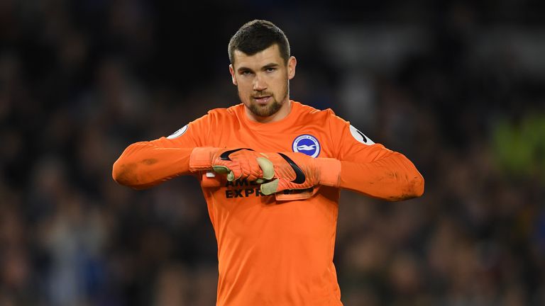 Mat Ryan kept 10 clean sheets as Brighton finished 15th in the Premier League with 40 points