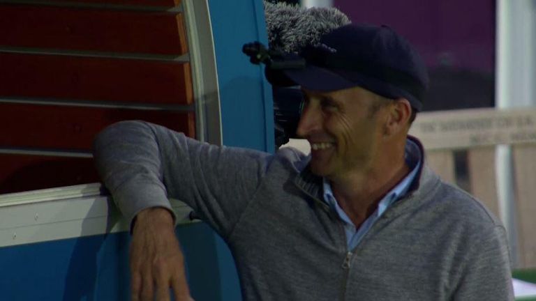 Nasser takes a breather by the Pod... hoping for a brew