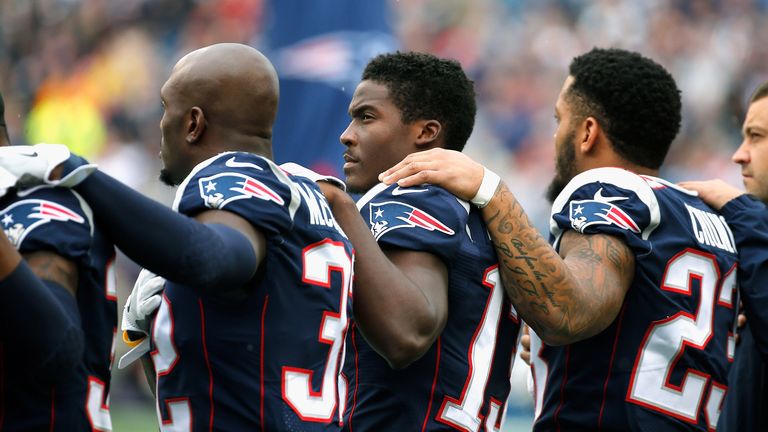 The new rule forces players to stand for the national anthem when they are on the field