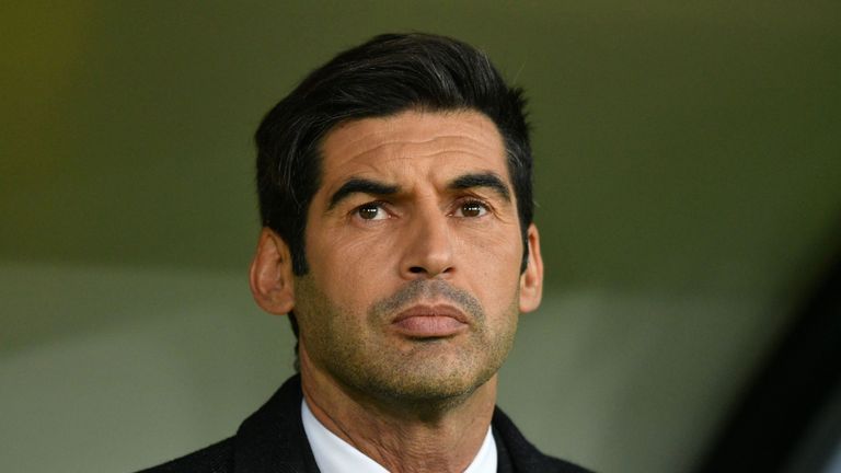 Shakhtar Donetsk manager Paulo Fonesca is being linked to West Ham