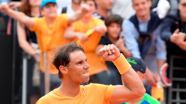 Nadal crushed Dzumhur for the loss of just one game