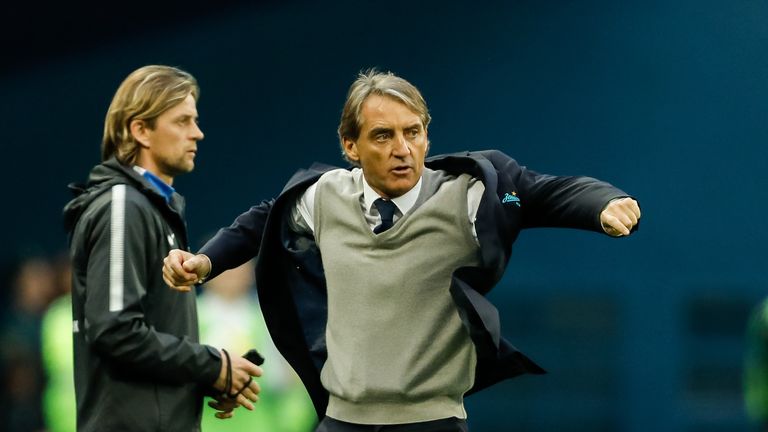 Image result for Italy head coach Roberto Mancini