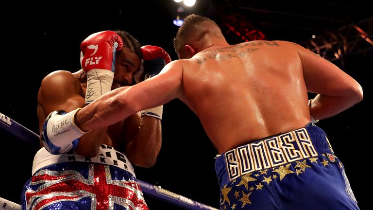 Haye was out-hooked by Bellew before the referee stepped in