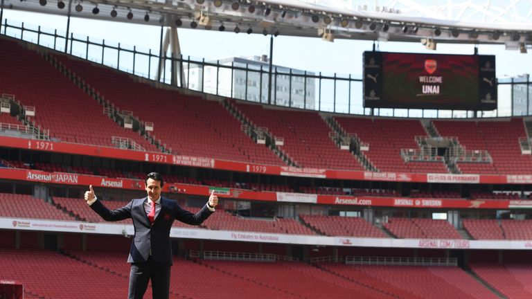 Unai Emery kicks off his Emirates tenure at home to Man City
