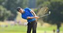 Kinhult leads as Fleetwood exits