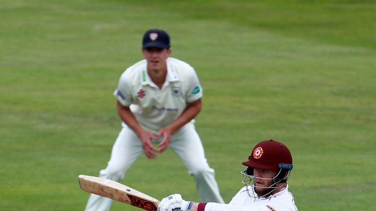 Ben Duckett hit an unbeaten 111 to give Northants the advantage in Cardiff