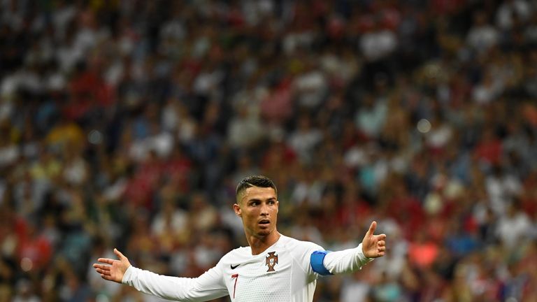 Cristiano Ronaldo cut a frustrated figure against Uruguay