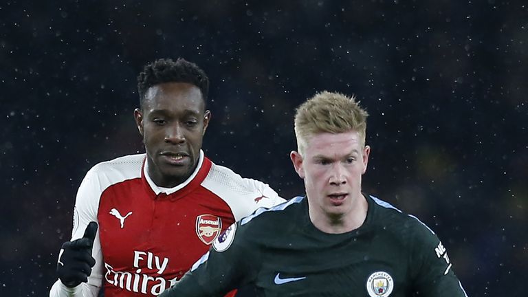 Manchester City beat Arsenal 3-0 at the Emirates last season