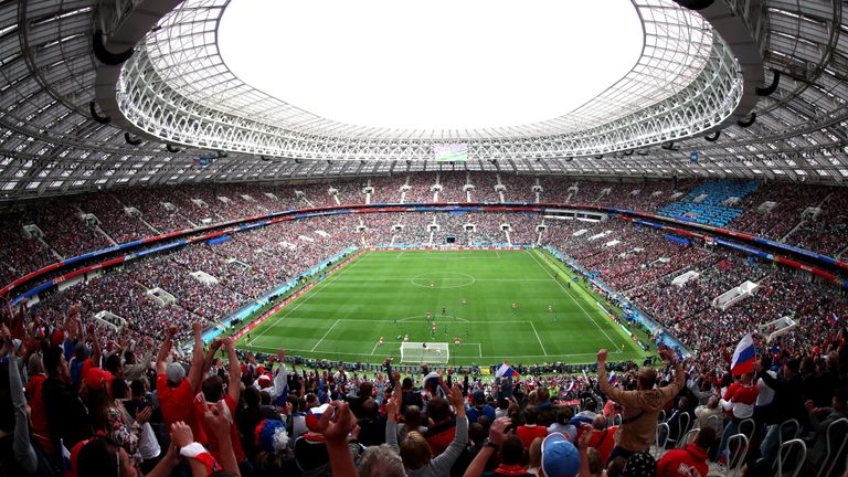 Moscow's Luzhniki Stadium became the first World Cup venue to play host to VAR