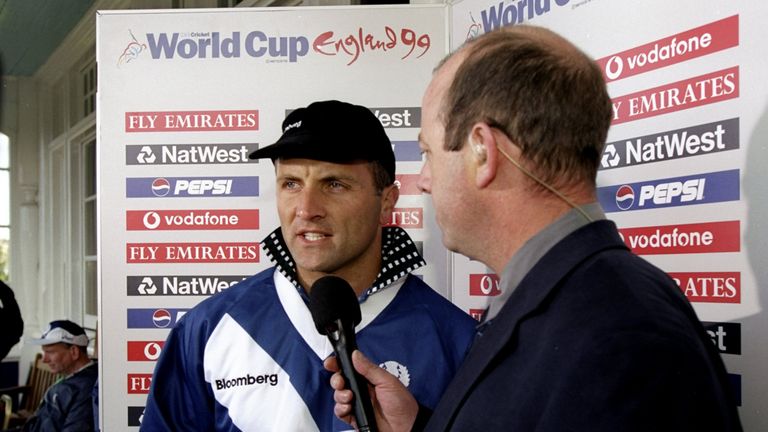 George Salmond captained Scotland in their first World Cup campaign, in 1999
