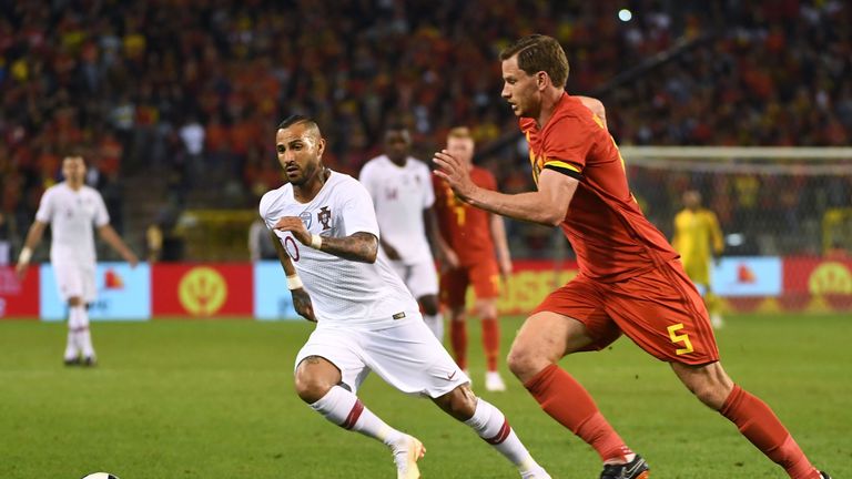 Jan Vertonghen made his 100th appearance for Belgium