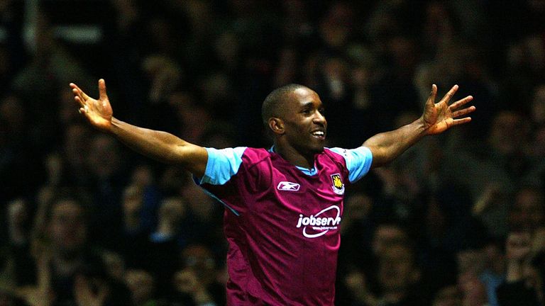 Defoe played for West Ham between 1999 and 2004
