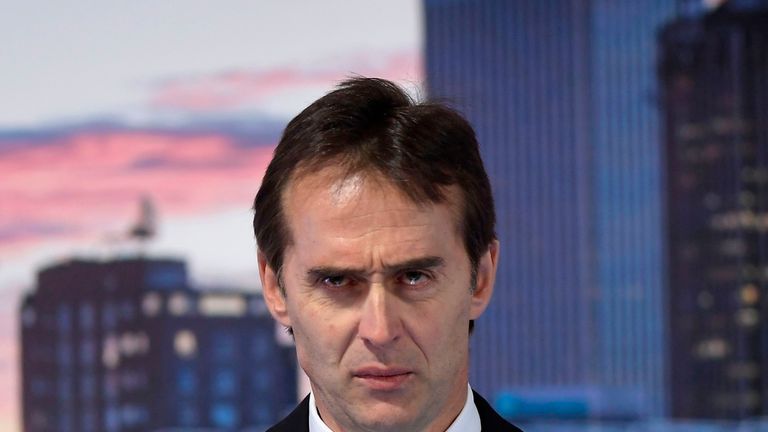 Lopetegui was sacked by the Spanish Football Federation on Wednesday