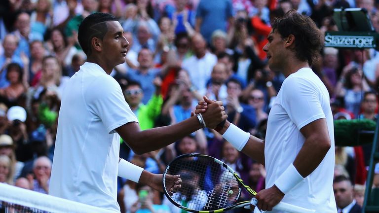 Nick Kyrgios caused a huge surprise with victory against Rafael Nadal in 2014