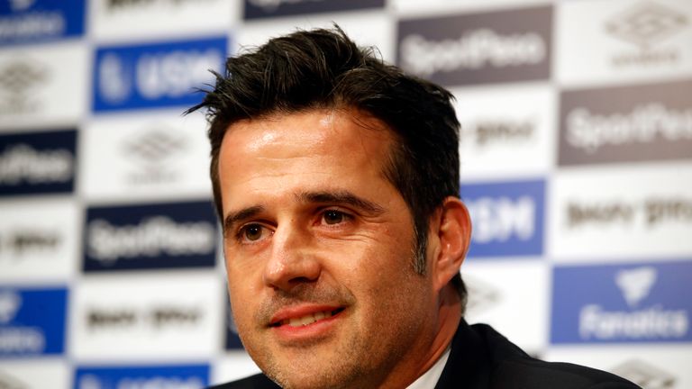 Marco Silva faced the media as Everton manager for the first time on Monday [스카이스포츠] 마르코 실바는 에버튼이 새로운 시즌 반드시 박차고 올라가야 한다는 것을 알고있다
