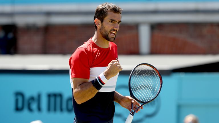 Cilic's serve has been virtually untouchable during the tournament