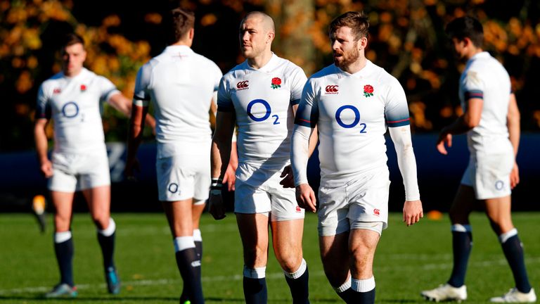 Mike Brown and Elliot Daly remain at left wing and full-back respectively