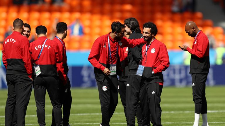 Mo Salah remained on the bench for Egypt