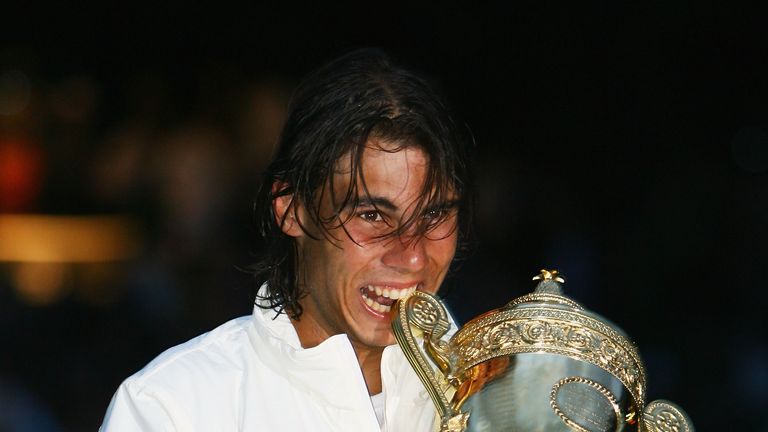 Nadal won Wimbledon in 2010 and 2008