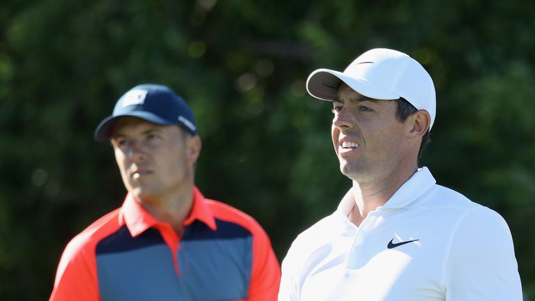 Jordan Spieth, Rory McIlroy and Phil Mickelson were a combined 25 over in the first round