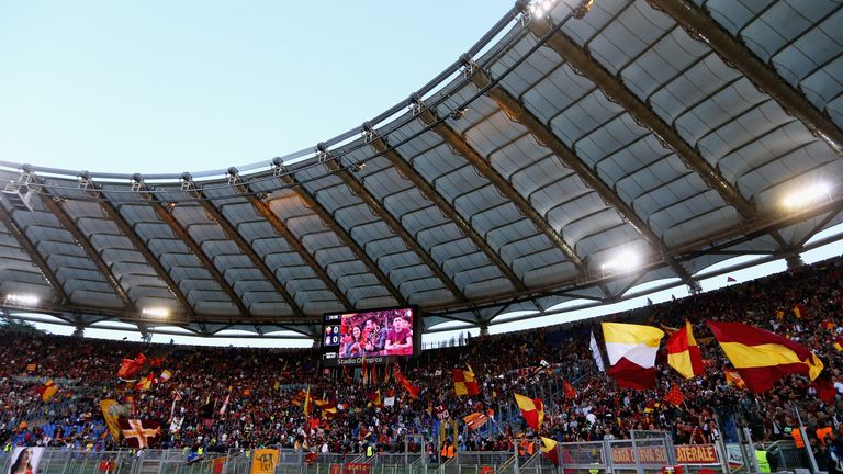Roma currently play in the Stadio Olimpico