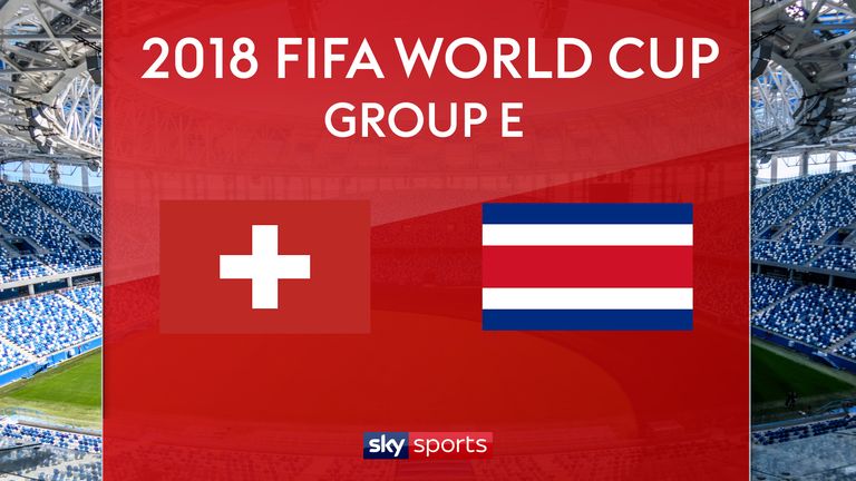 Switzerland v Costa Rica play in the final Group E game of the 2018 World Cup