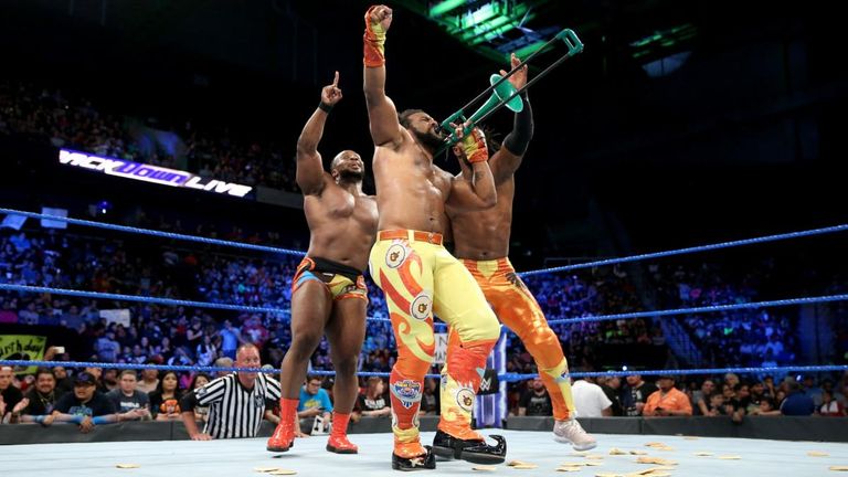 The New Day are yet to choose which one of their faction will enter the ladder match