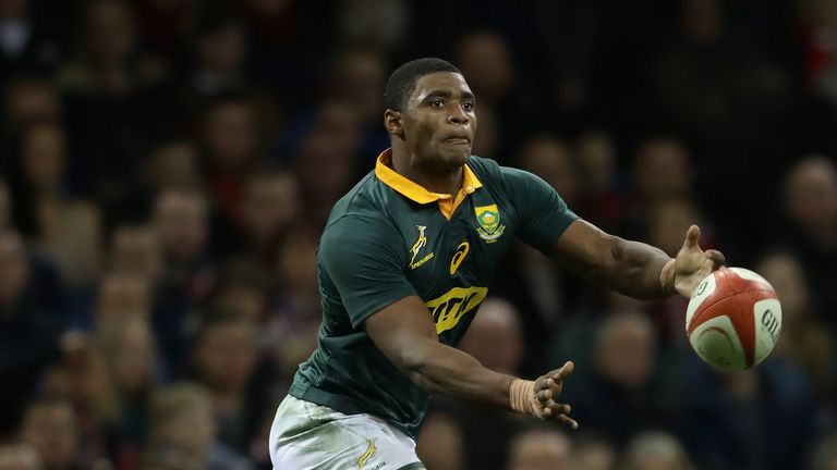 Springboks make five changes for third Test with Eddie Jones' England