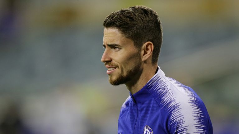 Jorginho made his Chelsea debut against Perth Glory