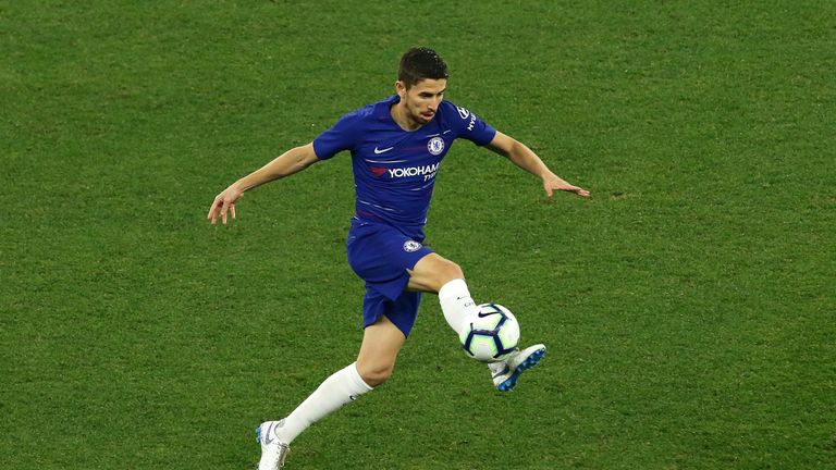  Jorginho controlled Chelsea's tempo in the first 45 minutes 
