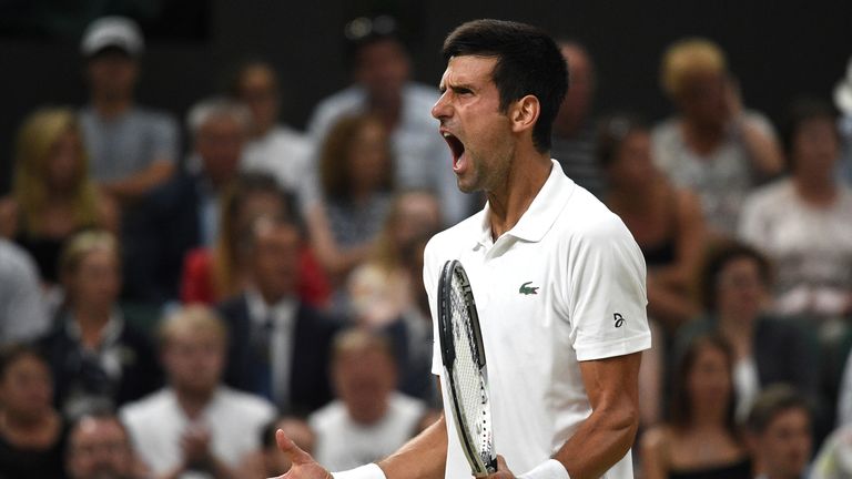 Novak Djokovic holds the overnight advantage against his great rival Rafael Nadal
