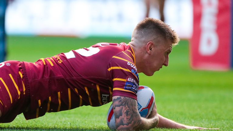Alex Mellor was another to get over the tryline for Huddersfield