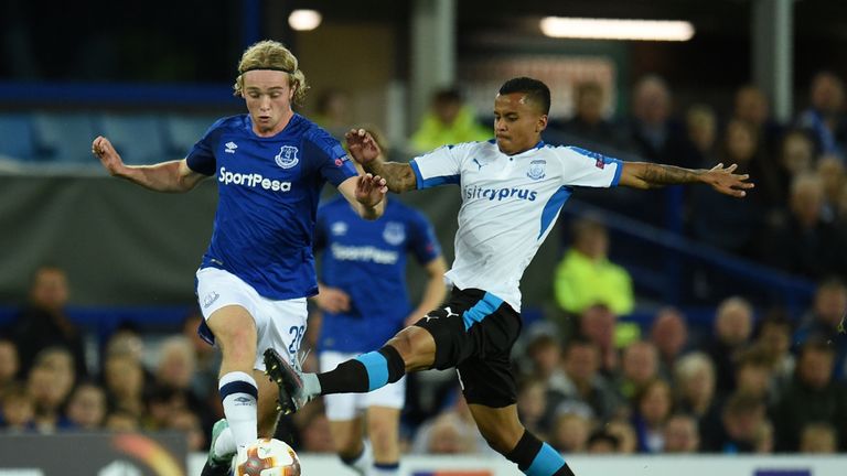   Allan faced Everton in Europa League last season 