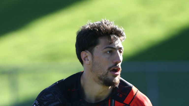   Anthony Gelling was a tester for the New Zealand. Warriors on the weekend 