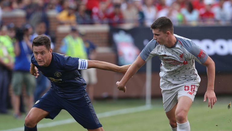   Ander Herrera started the four matches of Manchester United during his tour in the United States 