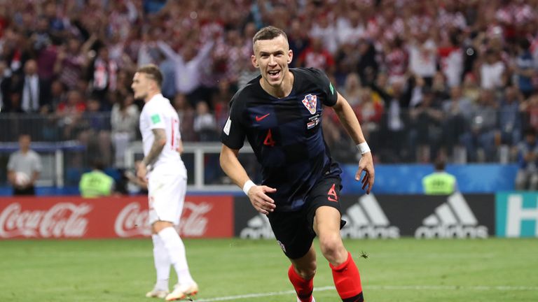 Ivan Perisic drew Croatia level midway through the second half