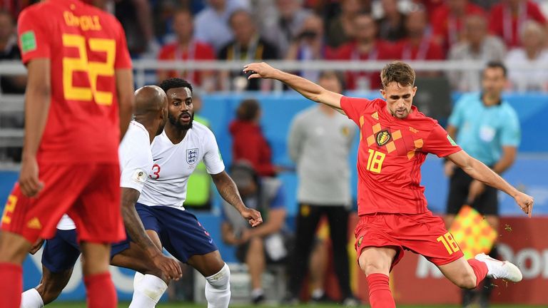 Adnan Januzaj scored the only goal in the group game in Kaliningrad
