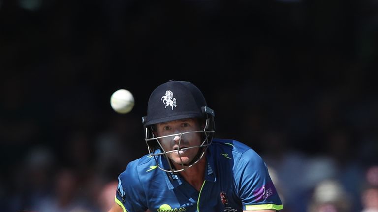 Joe Denly finished second in the vote, ahead of Warwickshire's Ian Bell and Jonathan Trott