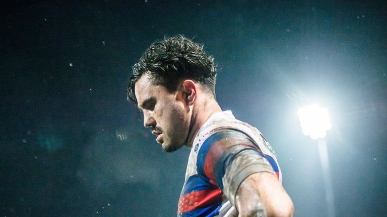 Justin Horo scored a crucial try for Trinity nearing half-time as the rain began to come down