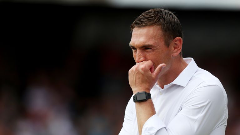 Kevin Sinfield's first game in charge of Leeds was a 42-10 loss to the Tigers