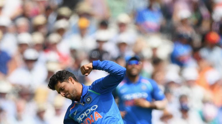 Kuldeep Yadav took three wickets but his 10 overs cost 68 runs