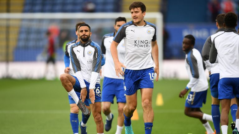   Mahrez's new club, Man City, would be considered an admirer of Maguire 