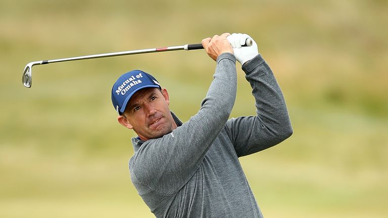 Padraig Harrington is grouped with fellow former champions Jimmy Walker and Vijay Singh