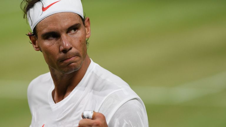 Nadal must come from two sets to one down if he is to reach Sunday's final